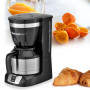 Cafetières Inox Isotherme Techwood TCA-1086I - Capacité du réservoir : 1L (10/15 Tasses) - Coloris Noir
