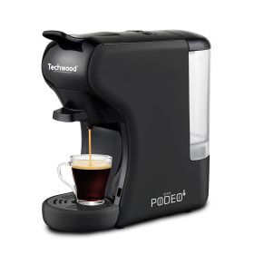 Cafetière Expresso MULTI-CAPSULES Techwood TCA-196N - Puissance : 1450W - Coloris Noir