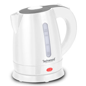 Bouilloire Electrique Techwood TB-1036 Capacité 1L - 1600W Arrêt de sécurité en cas de surchauffe Indicateur niveau d...