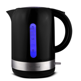 Bouilloire 2200 W, 1.7 L, Noire Techwood TB-1776 -  Socle 360° avec connexion électrique