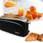 Grille Pain 2 longues fentes Techwood TGP-506 -  1300 Watts - Noir