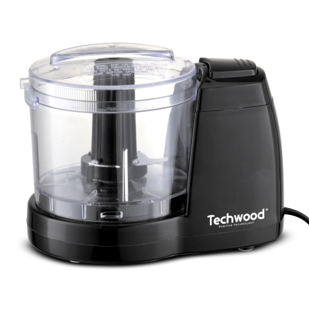 Hachoir électrique Techwood THA-156 - 375 ml 150W - 2 vitesses - Coloris Noir