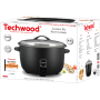 Techwood TCR-4266 Cuiseur Riz 4.2 L 1600 W Coloris Noir