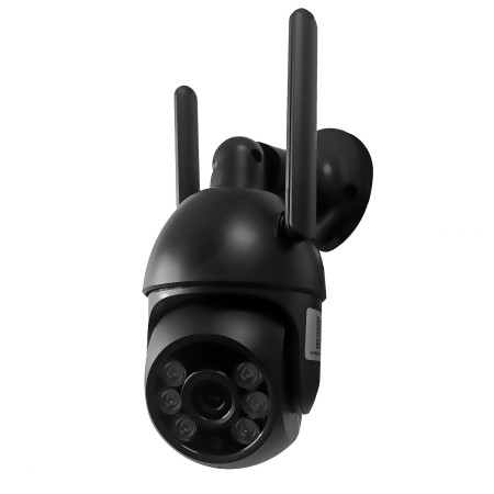 somlife Caméra Surveillance WiFi intérieure 360° 3MP , Vision nocturne, Notification tel, Détection,Suivi de mouvemen...