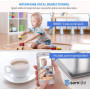 somlife Caméra Surveillance WiFi intérieure 360° 2MP , Vision nocturne, Notification tel, Détection,Suivi de mouvemen...