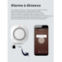 détecteur de fumée connecté Somlife APP tuya smart life avec Pile Remplaçable, Alarme Incendie Intelligent