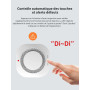 détecteur de fumée connecté Somlife APP tuya smart life avec Pile Remplaçable, Alarme Incendie Intelligent