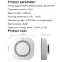 détecteur de fumée connecté Somlife APP tuya smart life avec Pile Remplaçable, Alarme Incendie Intelligent