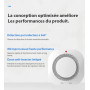 lot 2 détecteurs de fumée connecté Somlife APP tuya smart life avec Pile Remplaçable, Alarme Incendie Intelligent