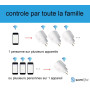 lot 2 prises connectées Somlife application tuya smart life controle de consomation Compatible avec Alexa/Google Home