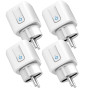lot 4 prises connectées Somlife application tuya smart life controle de consomation Compatible avec Alexa/Google Home