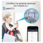 lot 4 prises connectées Somlife application tuya smart life controle de consomation Compatible avec Alexa/Google Home