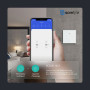 lot 2 interrupteurs connecté tactile double Somlife application tuya smart life  Compatible avec Alexa/Google Home