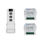 2 Commutateurs somlife de volet et rideau  Wifi Rf Tuya Smart Life Module pour volet roulant 433 mhz  et Télécommande