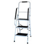 Escabeau Bm Médical ESC-3-MC avec main courante, 3 marches - Échelle multi-usage intérieur et à l'extérieur