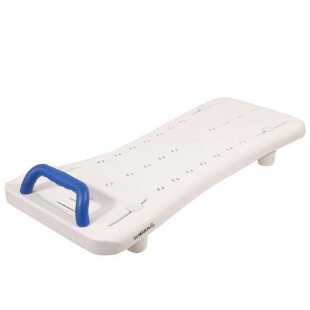 Planche de bain Bm Médical PB-10-B - réglable en largeur avec poignée intégrée, aide à se baigner en toute autonomie