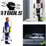 Échelle Télescopique BM TOOLS  3,8M en ALU avec stabilisateur - Charge 150kg Pliable Extensible Unique Droite Multi-f...
