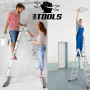 Échelle Multifonctions BM TOOLS BMT-4X3-MULTI en ALU, 4x3 marches - 3,55 m de Long. / Pliable - jusqu'à 150 kg - arti...