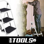Escabeau 3 marches BM TOOLS BMT-ESC3-ACC, Haut. de travail 69 cm, se range facilement, Marches anti-dérapantes, Robus...