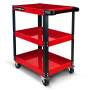 Chariot d'atelier BM TOOLS TOOLCART à 3 étages sur roulettes - Desserte, Plateaux de rangement pour outils, Servante,...