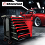 Servante d?atelier/ Chariot Barracuda Tools CUDA Max XXL 8 tiroirs 7 outillés, 4 roues, 2 freins, Chariot MECANICIEN,...