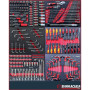 Servante d?atelier/ Chariot Barracuda Tools CUDA Max XXL 8 tiroirs 7 outillés, 4 roues, 2 freins, Chariot MECANICIEN,...
