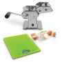 Machine à ravioli et spaghetti Livoo MEN41 avec Balance culinaire Kiwi KKS-1122 - Capacité 5kg - Ecran LCD