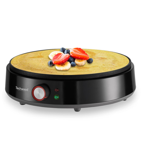 Techwood TCP-176 - Crêpière - Anti adhésif ILAG - 30 cm - Puissance : 1200W