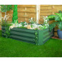 Jardinière surélevée en métal St Helens Home and Garden GH530, Revêtement antirouille, pour légumes, fruits, herbes, fleurs Vert