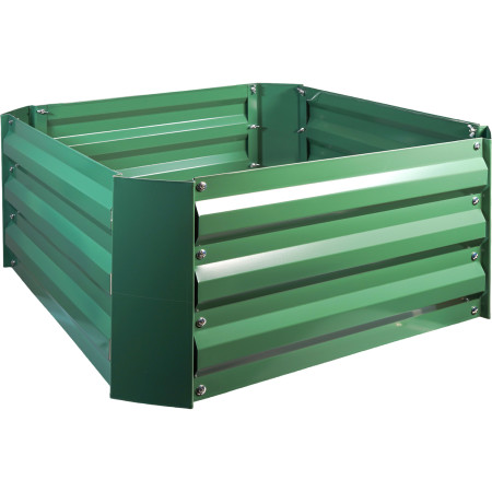 Jardinière surélevée en métal St Helens Home and Garden GH531, Revêtement antirouille, pour légumes, fruits, herbes, fleurs Vert