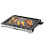 Plancha Dolce Casa DC-PLA-47X37-N Thermostat Ajustable, Grille de Table Antidérapante, Grande Capacité pour 8 Pers. 55 x 41,5 CM