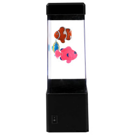 I-TOTAL® - Lampe Bubble Fish avec poisson carré