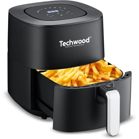 Friteuse sans huile Techwood TFR-556SHD 1700W Capacité 5.5L ~ 1.5 Kg de frites