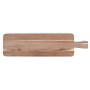 Livoo - maxi planche apéritive MES151 - Acacia FSC, 75 * 19,5 cm, pieds en bois, ideale pour présenter apéritif