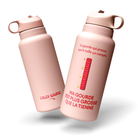 Gourde isotherme 532 ml - Alex Gourde Ma Gourde Est Plus Grosse Que La Tienne ! Bouchon PP - garde au chaud 12h, au froid 24h
