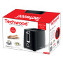 Techwood Grille-pain TGP-278BC doté de 2 larges fantes - 700W - Tiroir ramasse-miettes, Contrôle du brunissage réglable