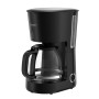 Techwood TCA-158BC - Cafetière 12 - 15 Tasses - Indicateur du niveau d'eau - Verseuse en verre - 750W - Filtre permanent lavable