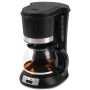 Cafetière 1,2L - 8-12 Tasses 900W - Dolce Casa DC-CAF-8-12-PRO - Filtre amovible - ECRAN LCD, Programmable - Noir Mat