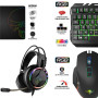 Master pack RGB Spirit of gamer clavier, souris, tapis et casque - Rétro éclairé + Convertisseur console