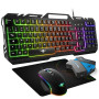 Big pack RGB Spirit of gamer clavier, souris, tapis et casque - Rétro éclairé + Convertisseur console