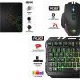 Big pack RGB Spirit of gamer clavier, souris, tapis et casque - Rétro éclairé + Convertisseur console