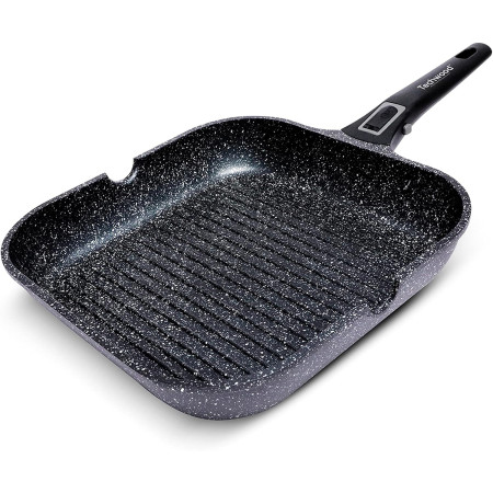 Techwood TP-28G - Grill en pierre Ø 28 cm de diamètre