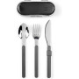 Set de couverts démontables Livoo MEN407G en acier inoxydable Coloris Gris