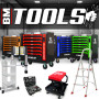 Escabeau avec main courante BM TOOLS BMT-ESC-5-MC, 5 marches - Échelle multi-usage intérieur et à l'extérieur