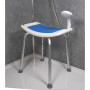 Tabouret de douche avec rembourrage d'assise