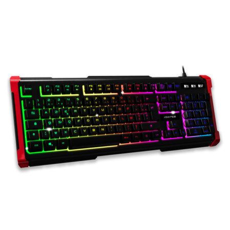 Clavier Gaming Semi-Mécanique GTA 240 – Rétroéclairage RGB 7 Couleurs – AZERTY