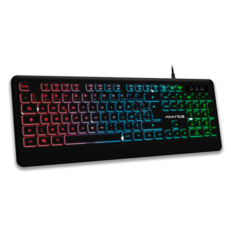 Clavier Gaming Semi-Mécanique GTA 220 – Rétroéclairage RGB 7 Couleurs – AZERTY
