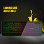 Clavier Gaming Semi-Mécanique GTA 220 – Rétroéclairage RGB 7 Couleurs – AZERTY