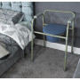 Aidapt Chaise percée, chevet, salle de bain, hauteur réglable, siège de toilette et couvercle, seau percée, pot de chambre