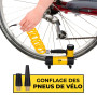 Compresseur d'air DUNLOP 12V 96W 100PSI - Gonflage Rapide Pneus Auto & Vélo, Compact, Portable, Facile à Utiliser